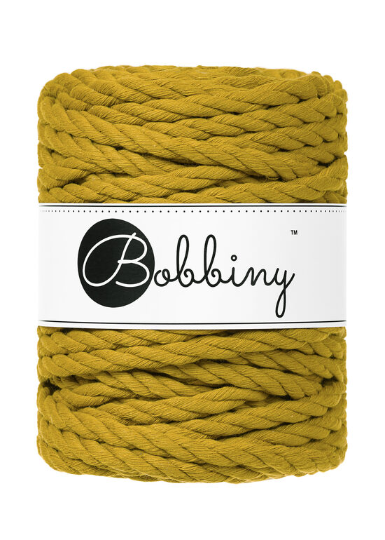 Makramē virve 3PLY - Spicy Yellow